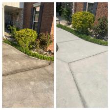 Concrete sidewalk before and after 1